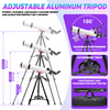 Telescope for Adults Astronomy,90mm Aperture 700mm Refractor Telescopes for Beginners,Fully Multi-Coated Optics with AZ Mount Tripod & Carry Bag,Wireless Remote,Phone Adapter, Ideal Gift for Men